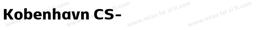 Kobenhavn CS字体转换